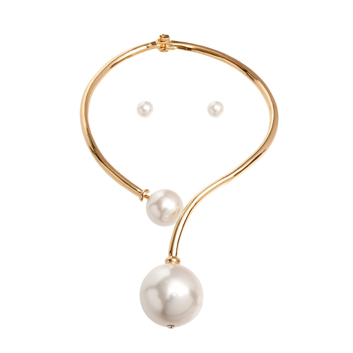 Cream Pearl Hinge Choker