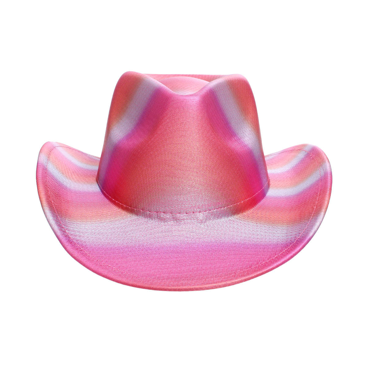 Cowboy Hat Iridescent Fuchsia Fashion Hat - Premium Wholesale Fashion Accessories from Pinktown - Just $16! Shop now at chiquestyles