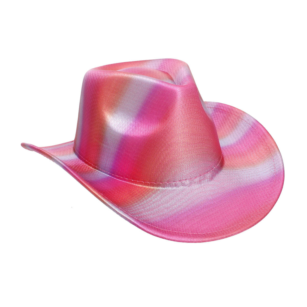 Cowboy Hat Iridescent Fuchsia Fashion Hat - Premium Wholesale Fashion Accessories from Pinktown - Just $16! Shop now at chiquestyles