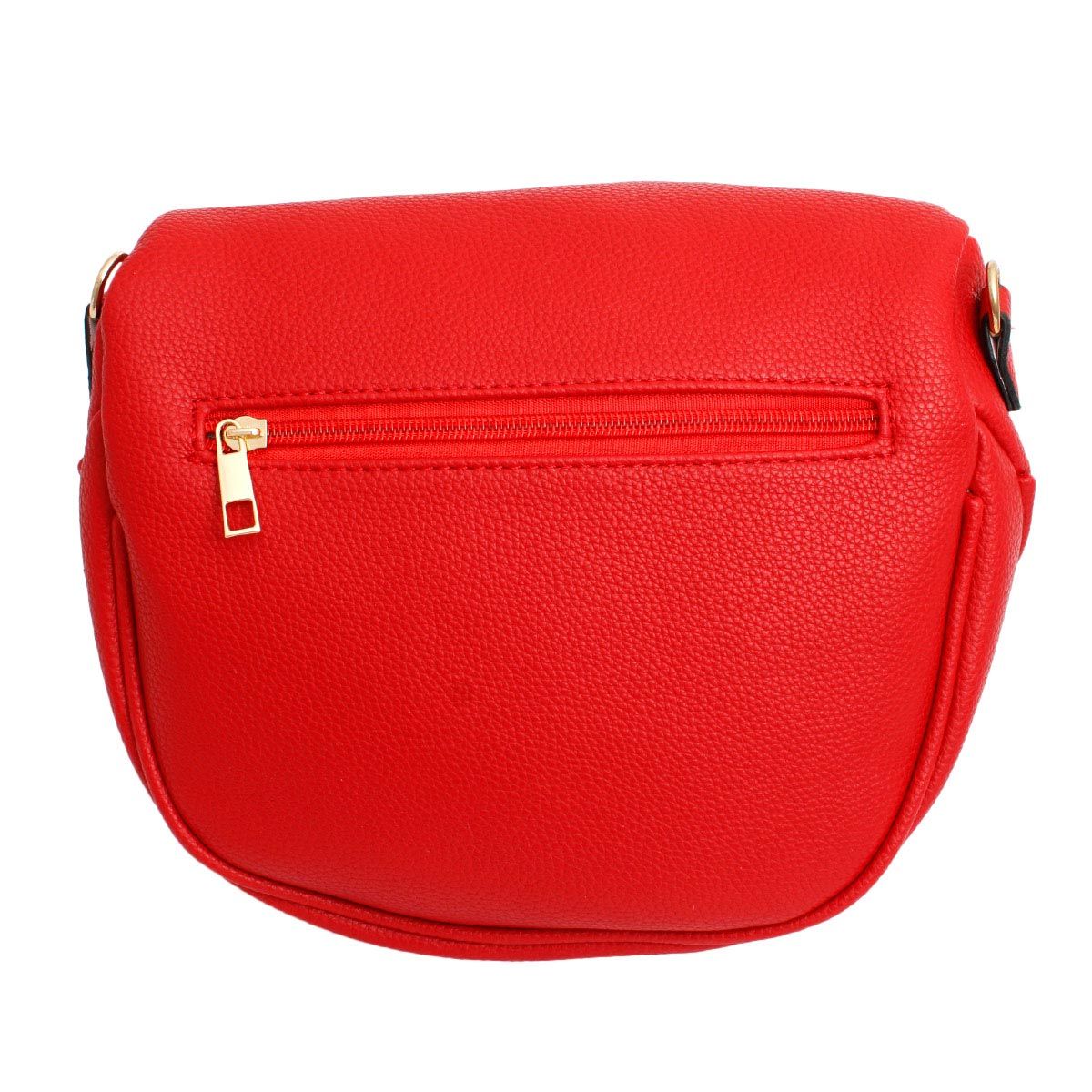 Crossbody Red Love Zipper Saddle Bag for Women - Premium Wholesale Fashion Accessories from Pinktown - Just $33! Shop now at chiquestyles