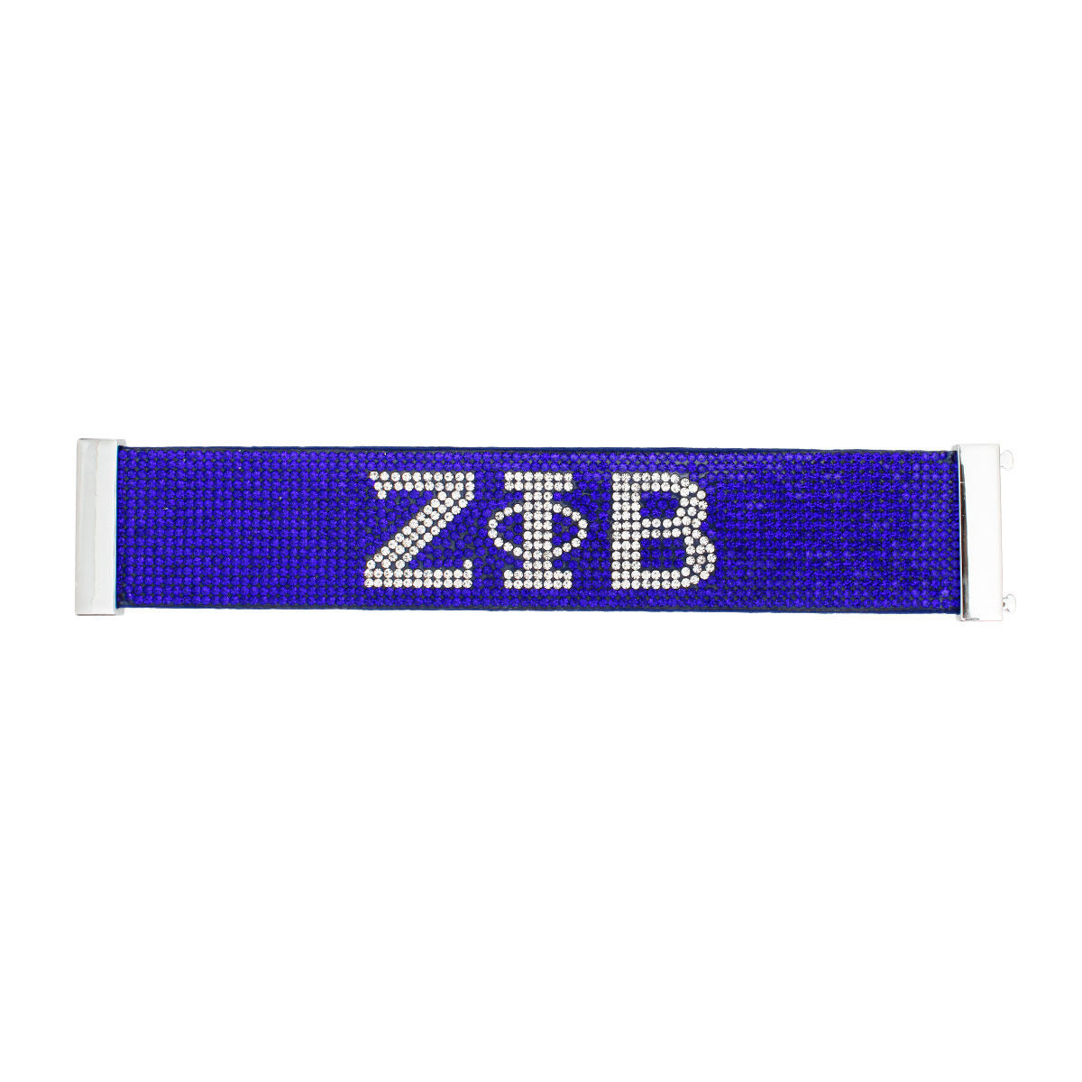 ZPB Sorority Blue Rhinestone Magnetic Bracelet - Premium Zeta Phi Beta Paraphernalia from Pinktown - Just $15! Shop now at chiquestyles