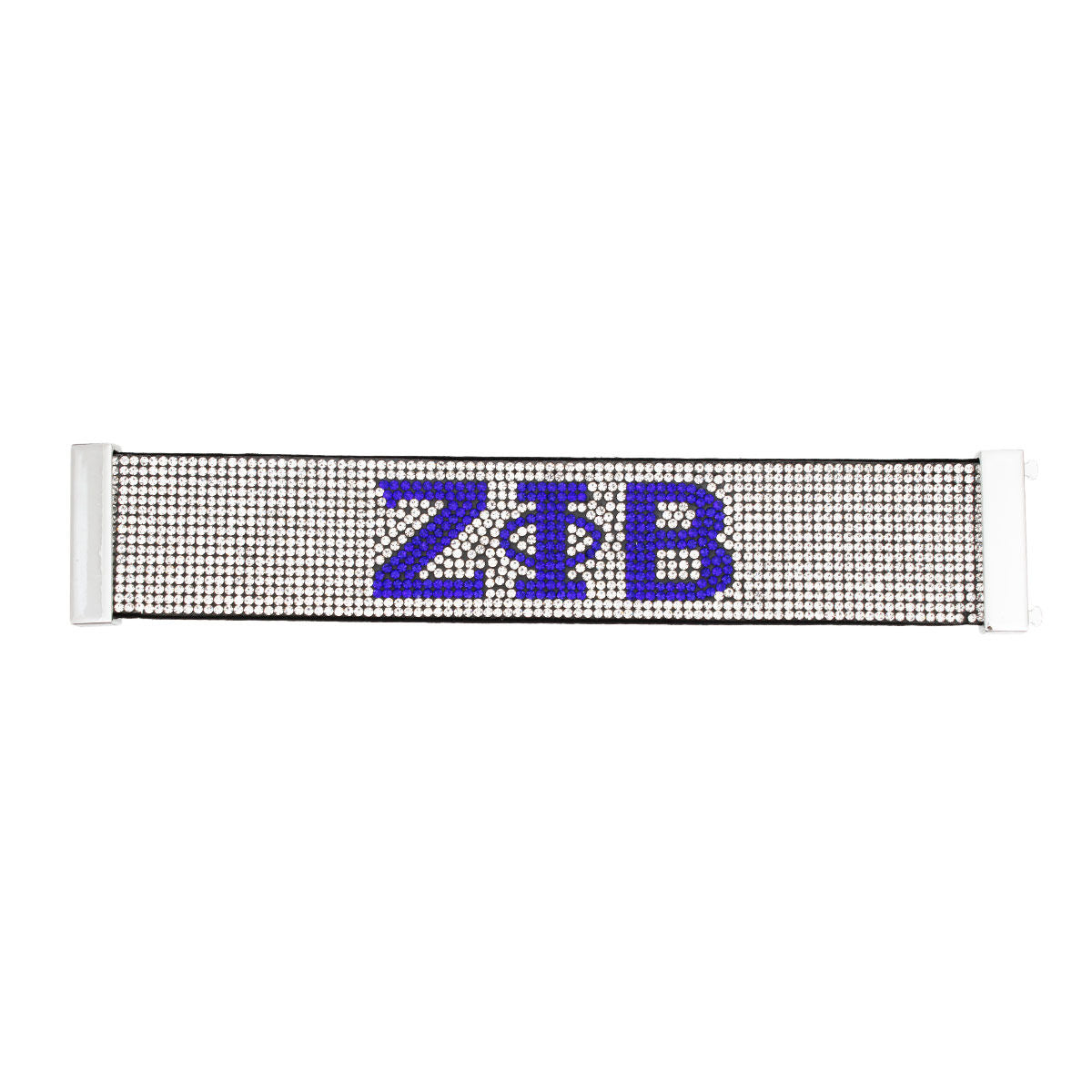 ZPB Sorority Clear Rhinestone Magnetic Bracelet - Premium Zeta Phi Beta Paraphernalia from Pinktown - Just $15! Shop now at chiquestyles