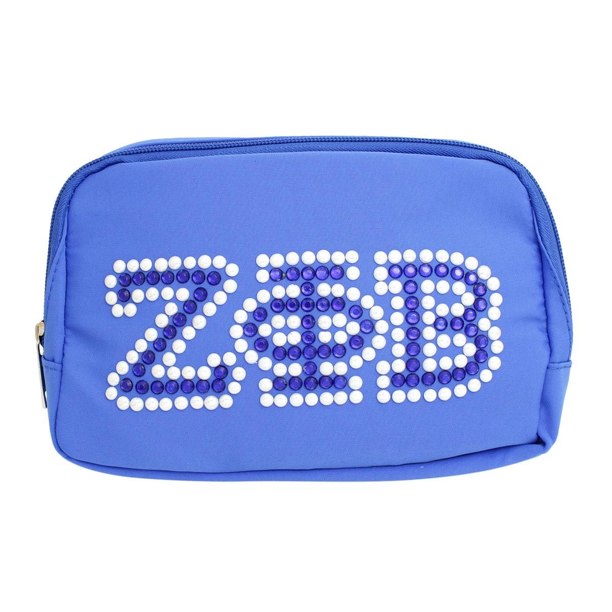 ZPB Sorority Blue Canvas Crossbody Waist Bag - Premium Zeta Phi Beta Paraphernalia from Pinktown - Just $23! Shop now at chiquestyles