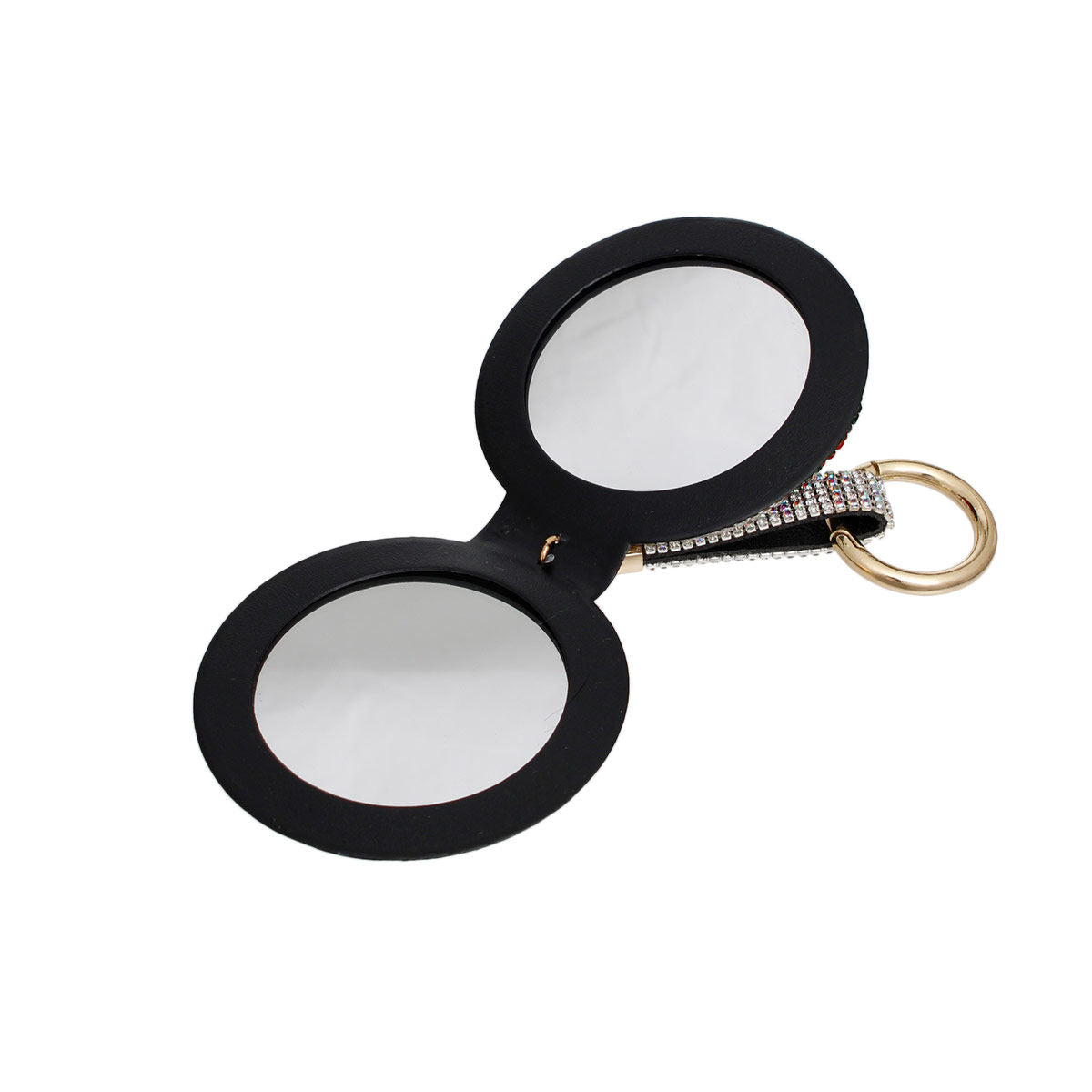 Keychain Italian Luxe Bling Bee Compact Mirror - Premium Wholesale Fashion Accessories from Pinktown - Just $22! Shop now at chiquestyles