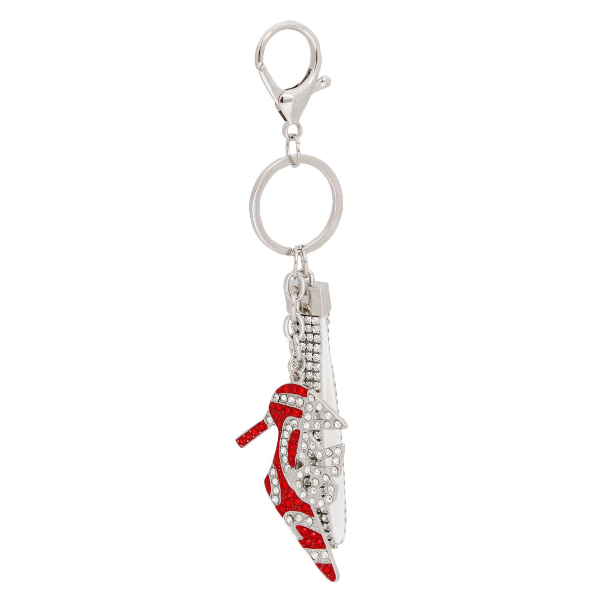 Keychain DST Sorority Red Heel Charm for Women - Premium Wholesale Fashion Accessories from Pinktown - Just $16! Shop now at chiquestyles