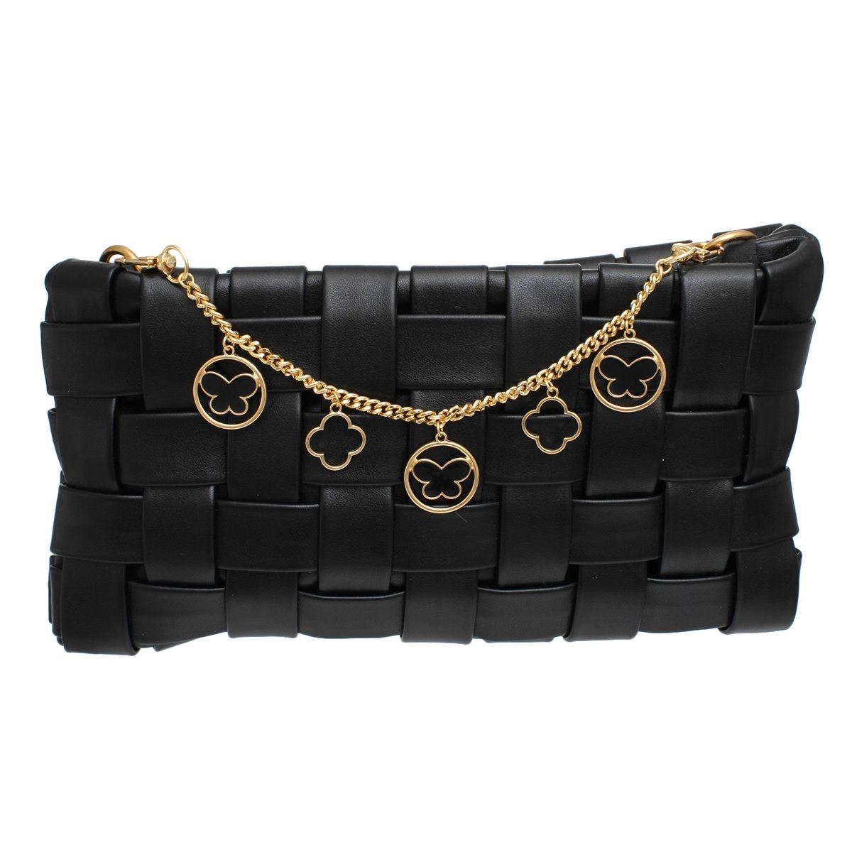 Bag Chain Gold Black Butterfly Chain for Women