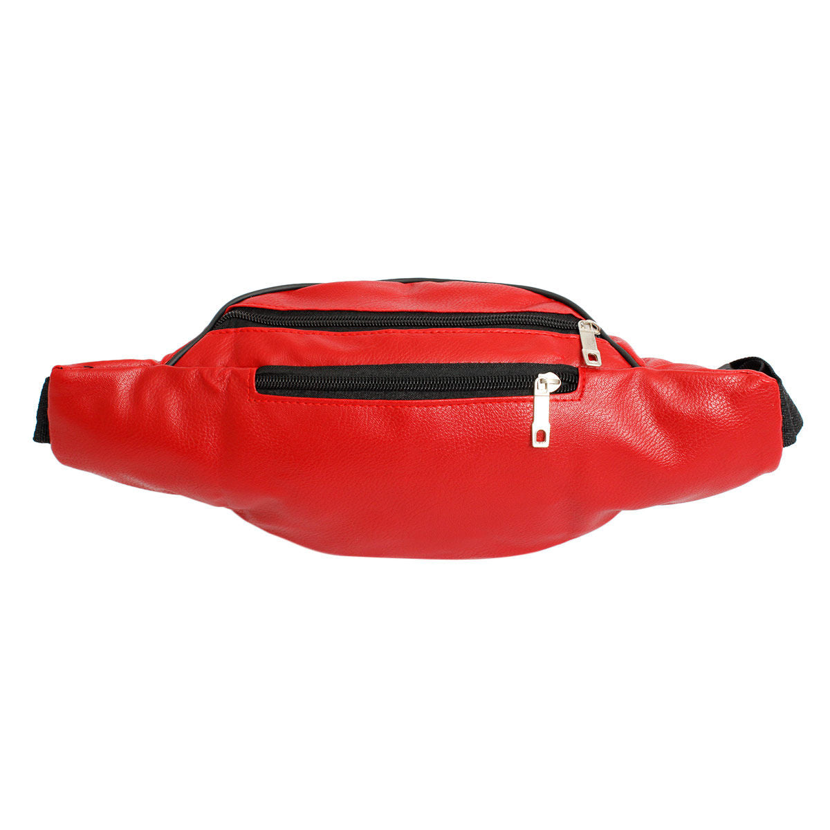 Fanny Pack 80's Red 5 Pocket Waist Bag Women - Premium Wholesale Fashion Accessories from Pinktown - Just $14! Shop now at chiquestyles