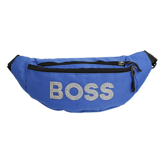 Fanny Pack Blue BOSS Rhinestone Bag for Women - Premium Wholesale Fashion Accessories from Pinktown - Just $16! Shop now at chiquestyles