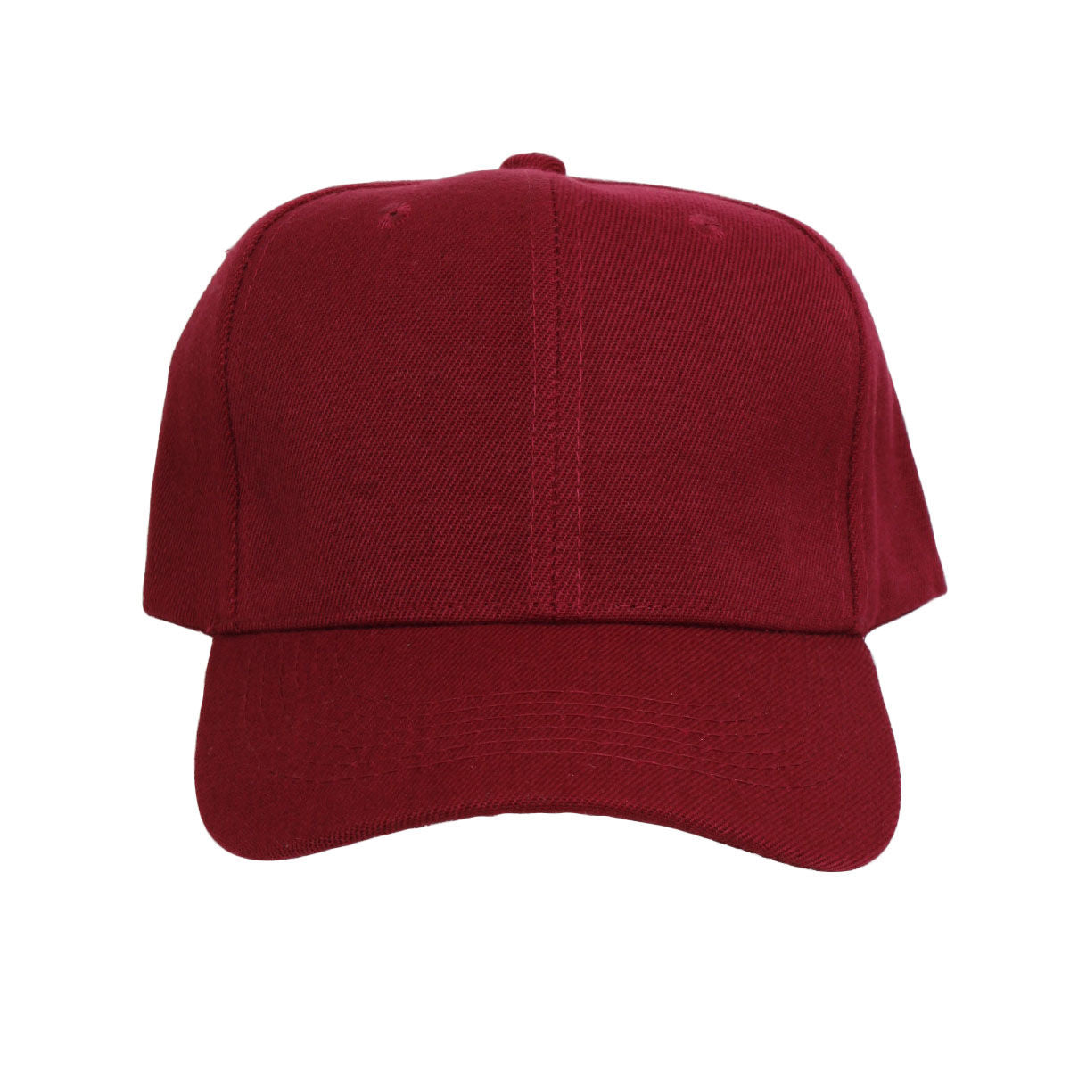 Hat Burgundy Canvas Baseball Cap for Women - Premium Wholesale Fashion Accessories from Pinktown - Just $6! Shop now at chiquestyles