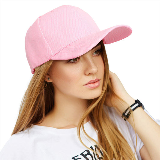 Hat Pink Canvas Baseball Cap for Women - Premium Wholesale Fashion Accessories from Pinktown - Just $6! Shop now at chiquestyles