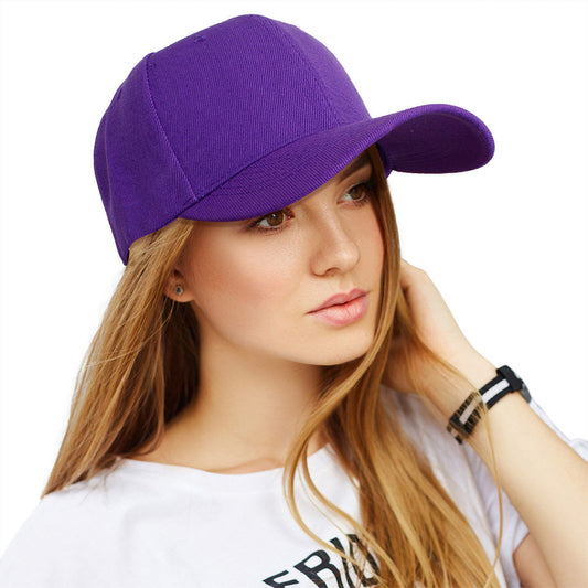 Hat Purple Canvas Baseball Cap for Women - Premium Wholesale Fashion Accessories from Pinktown - Just $6! Shop now at chiquestyles