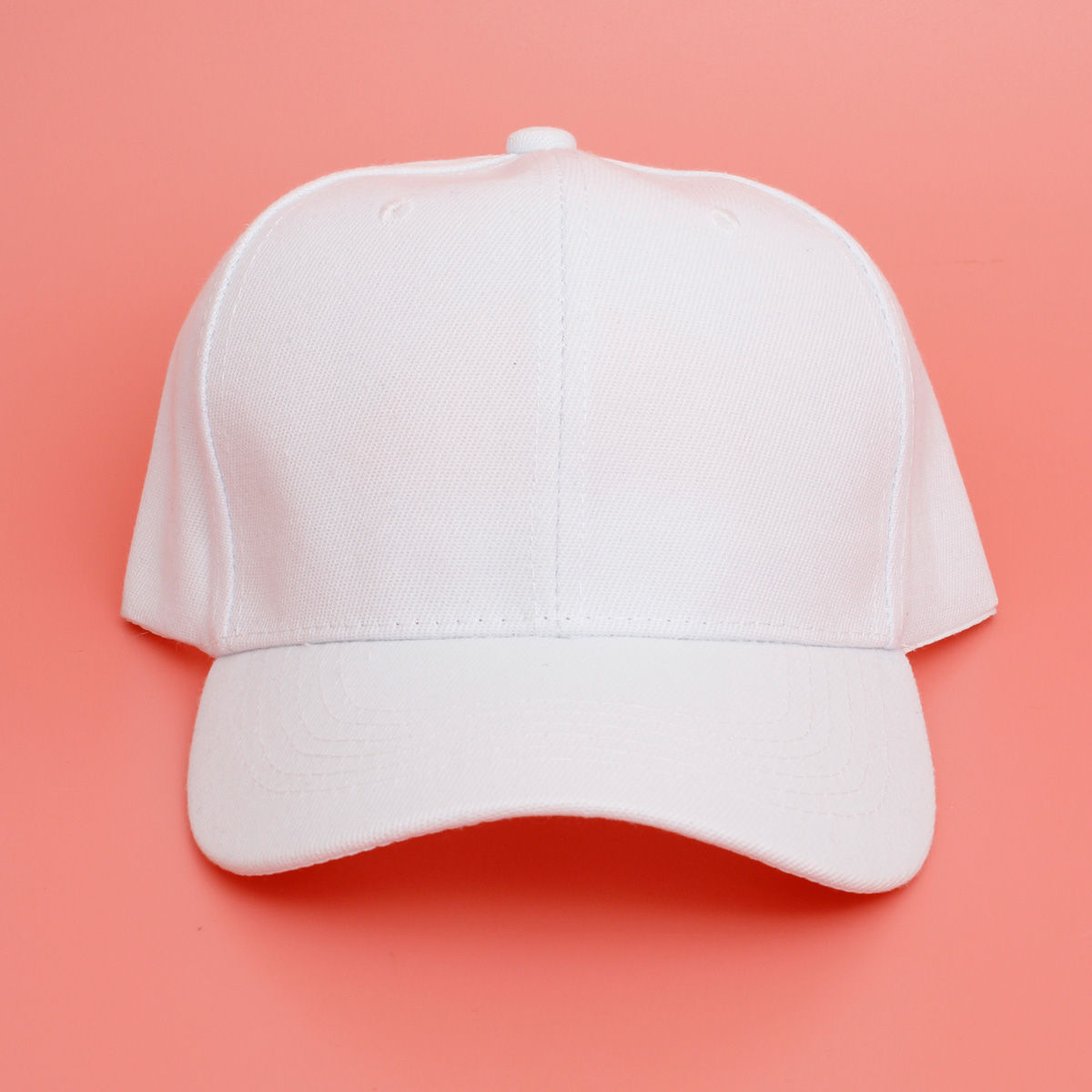 Hat White Canvas Baseball Cap for Women - Premium Wholesale Fashion Accessories from Pinktown - Just $6! Shop now at chiquestyles