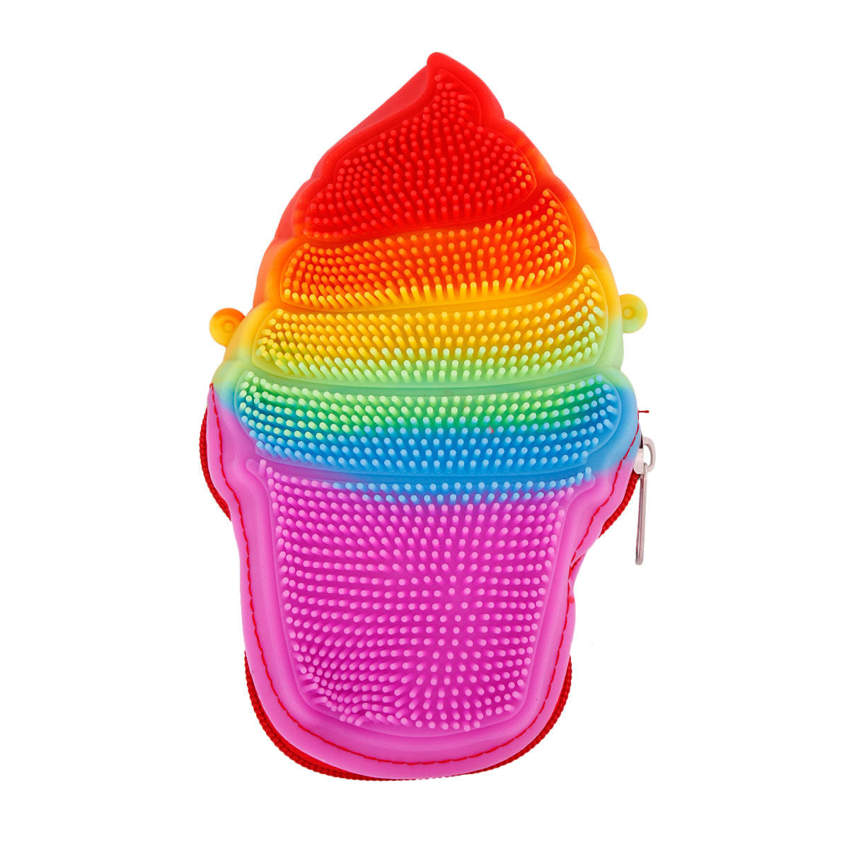 Rainbow Ice Cream Multi Sensory Pouch|6.75 x 4 inches - Premium Wholesale Fashion Accessories from Pinktown - Just $12! Shop now at chiquestyles