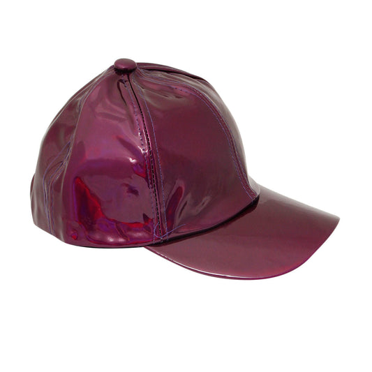 Shiny Purple Iridescent Cap|Adjustable - Premium Wholesale Fashion Accessories from Pinktown - Just $13! Shop now at chiquestyles