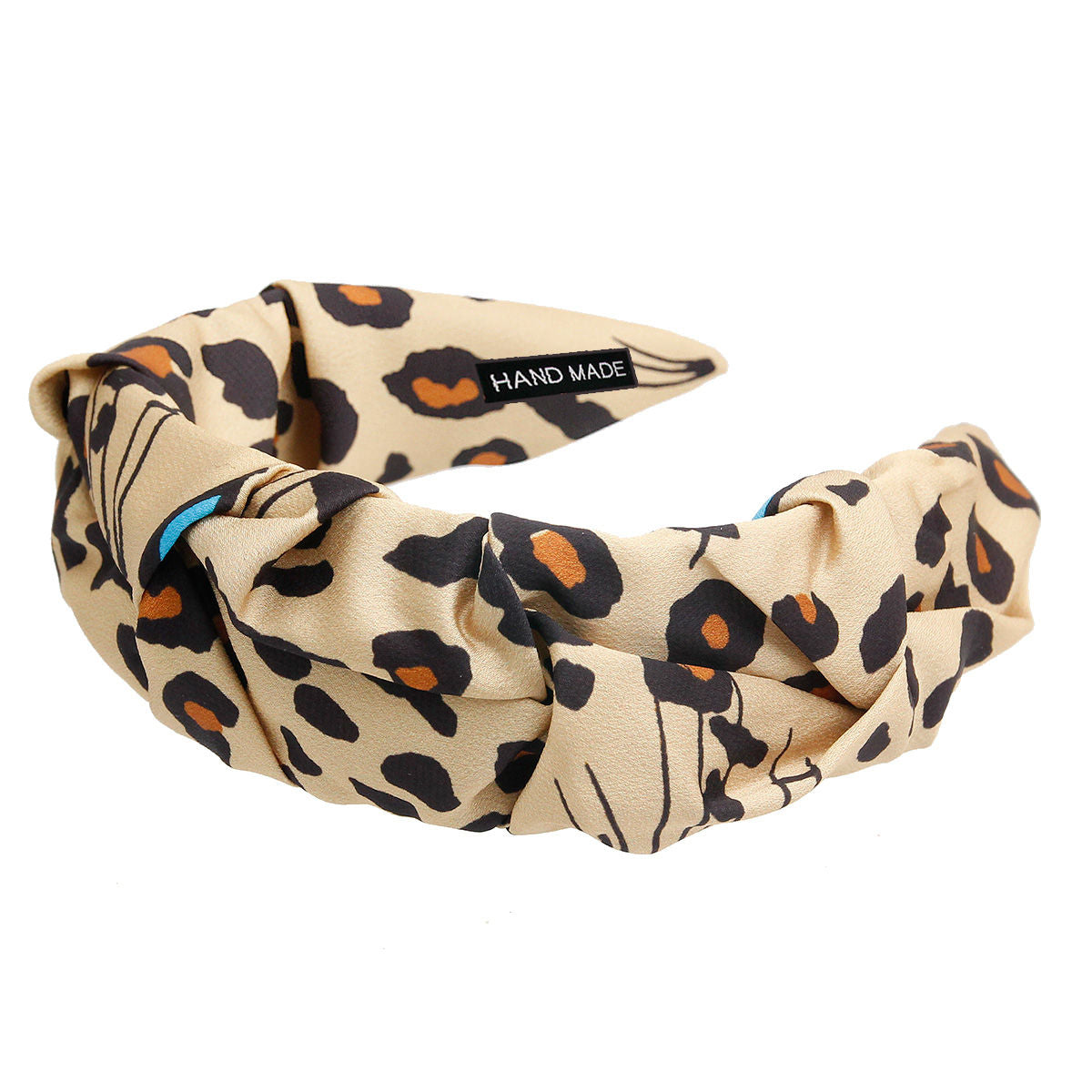 Ultrasoft Gold Leopard Print Headband|Adjustable - Premium Wholesale Fashion Accessories from Pinktown - Just $9! Shop now at chiquestyles