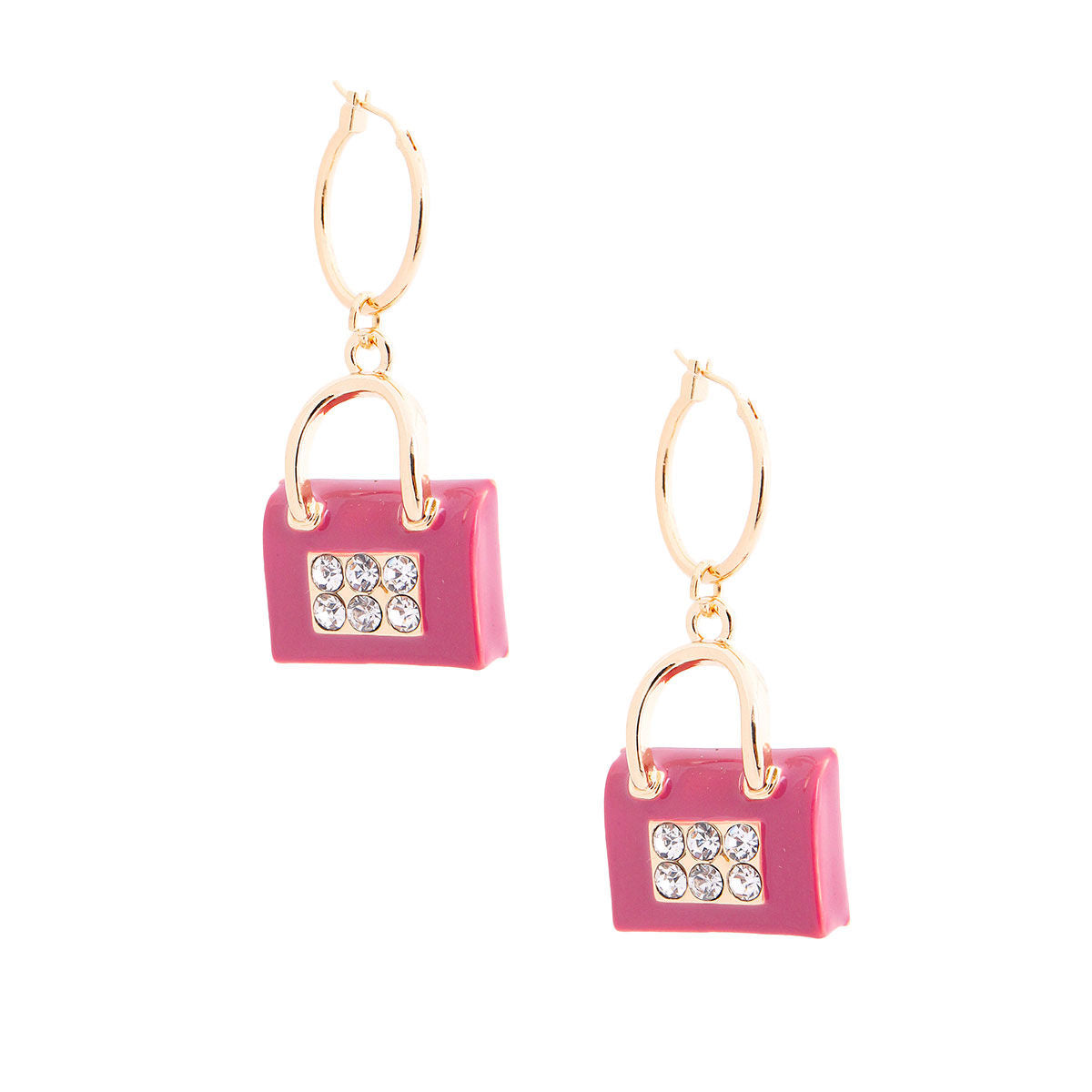 Pink Boutique Handbag Hoops|2.25 inches - Premium Wholesale Jewelry from Pinktown - Just $9! Shop now at chiquestyles