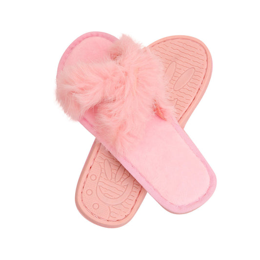 Size Small Pink Fur Slippers|Small - Premium Wholesale Fashion Accessories from Pinktown - Just $17! Shop now at chiquestyles