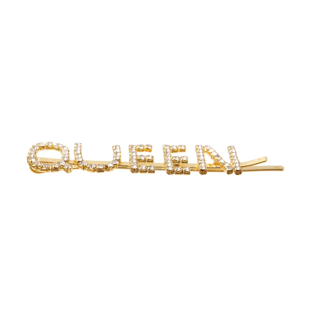 Gold QUEEN Bobby Pin|3.35 inches - Premium Wholesale Fashion Accessories from Pinktown - Just $6! Shop now at chiquestyles