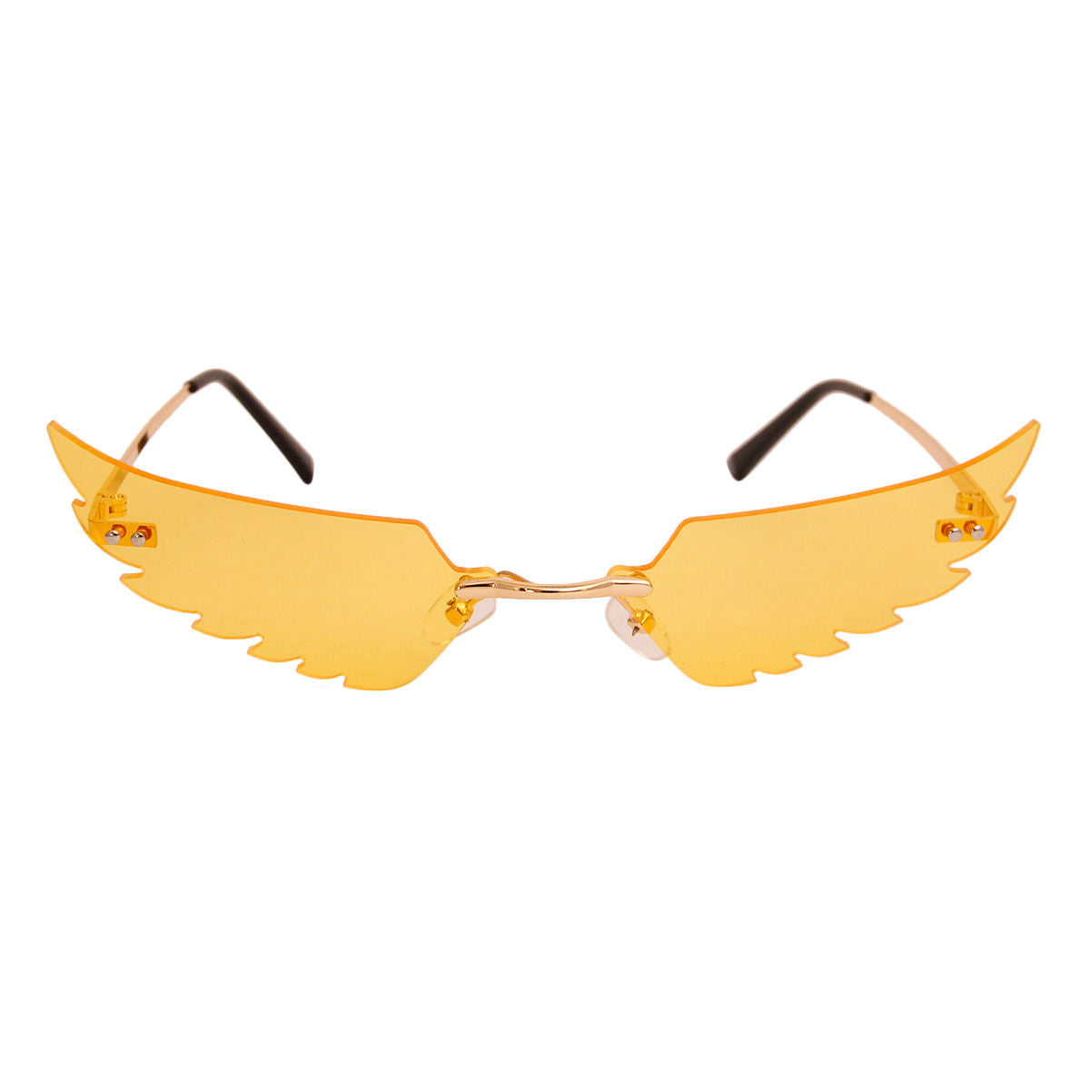 Yellow Wings in Flight Sunglasses|One Size - Premium Wholesale Fashion Accessories from Pinktown - Just $16! Shop now at chiquestyles