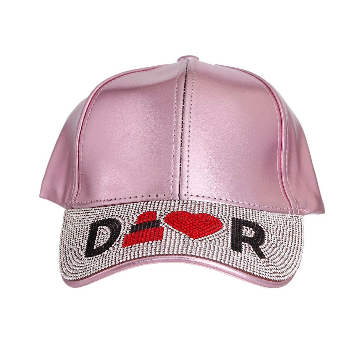 Metallic Pink Designer Visor Hat|Adjustable - Premium Wholesale Fashion Accessories from Pinktown - Just $16! Shop now at chiquestyles