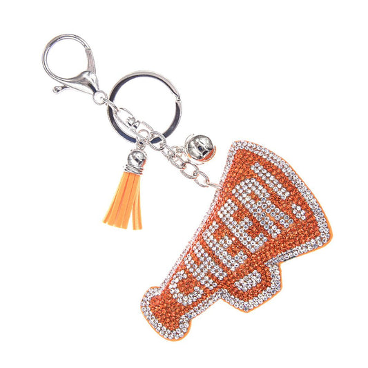 Orange Megaphone Keychain Bag Charm|6 x 3.25 inches - Premium Wholesale Fashion Accessories from Pinktown - Just $8! Shop now at chiquestyles