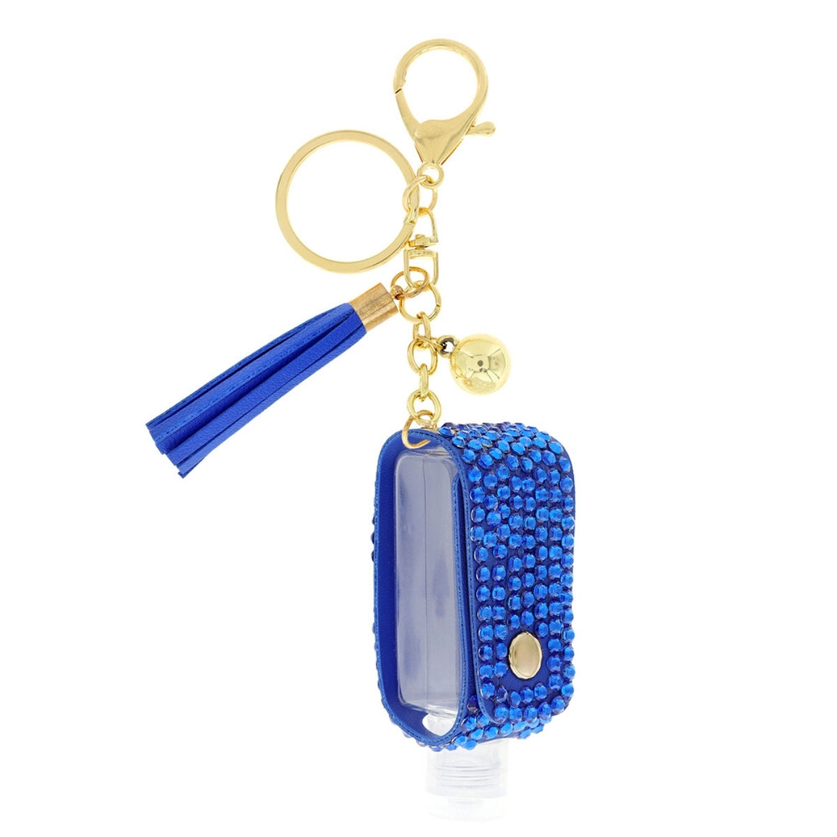 Royal Blue Sanitizer Keychain|7 inches - Premium Wholesale Fashion Accessories from Pinktown - Just $10! Shop now at chiquestyles