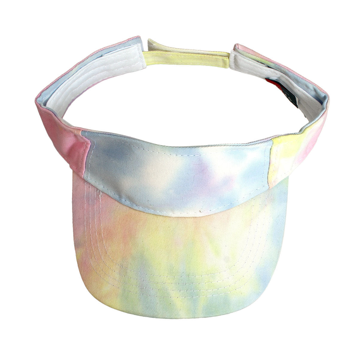 Rainbow Tie Dye Visor Hat|One size - Premium Wholesale Fashion Accessories from Pinktown - Just $10! Shop now at chiquestyles