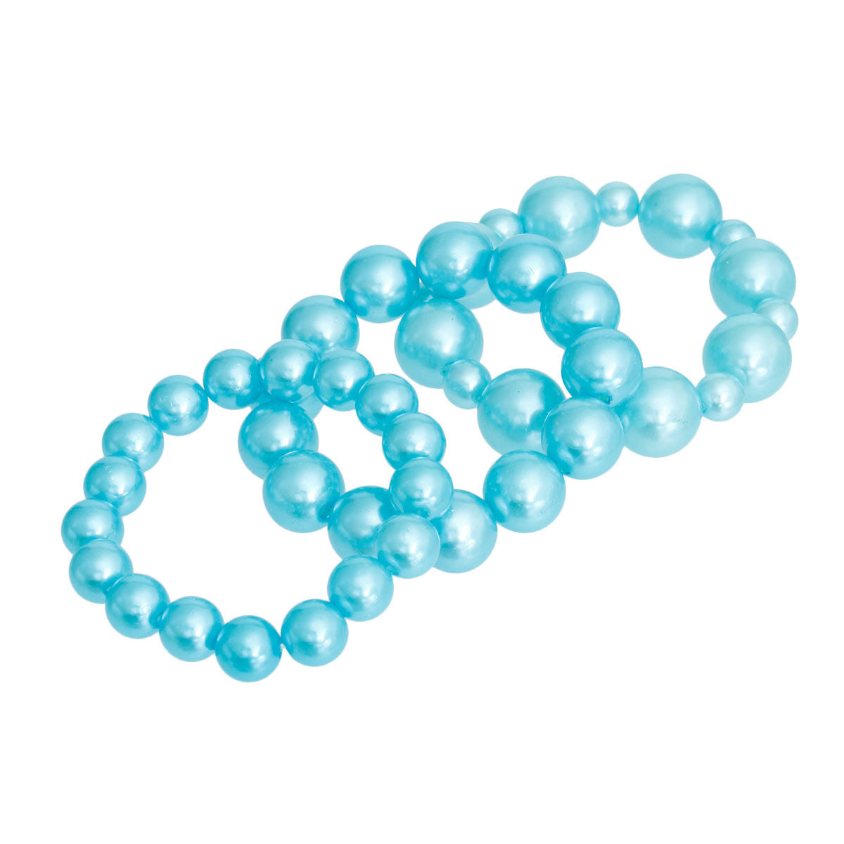 Turquoise Pearl 3 Pcs Bracelets|Stretch to Fit - Premium Wholesale Jewelry from Pinktown - Just $8! Shop now at chiquestyles