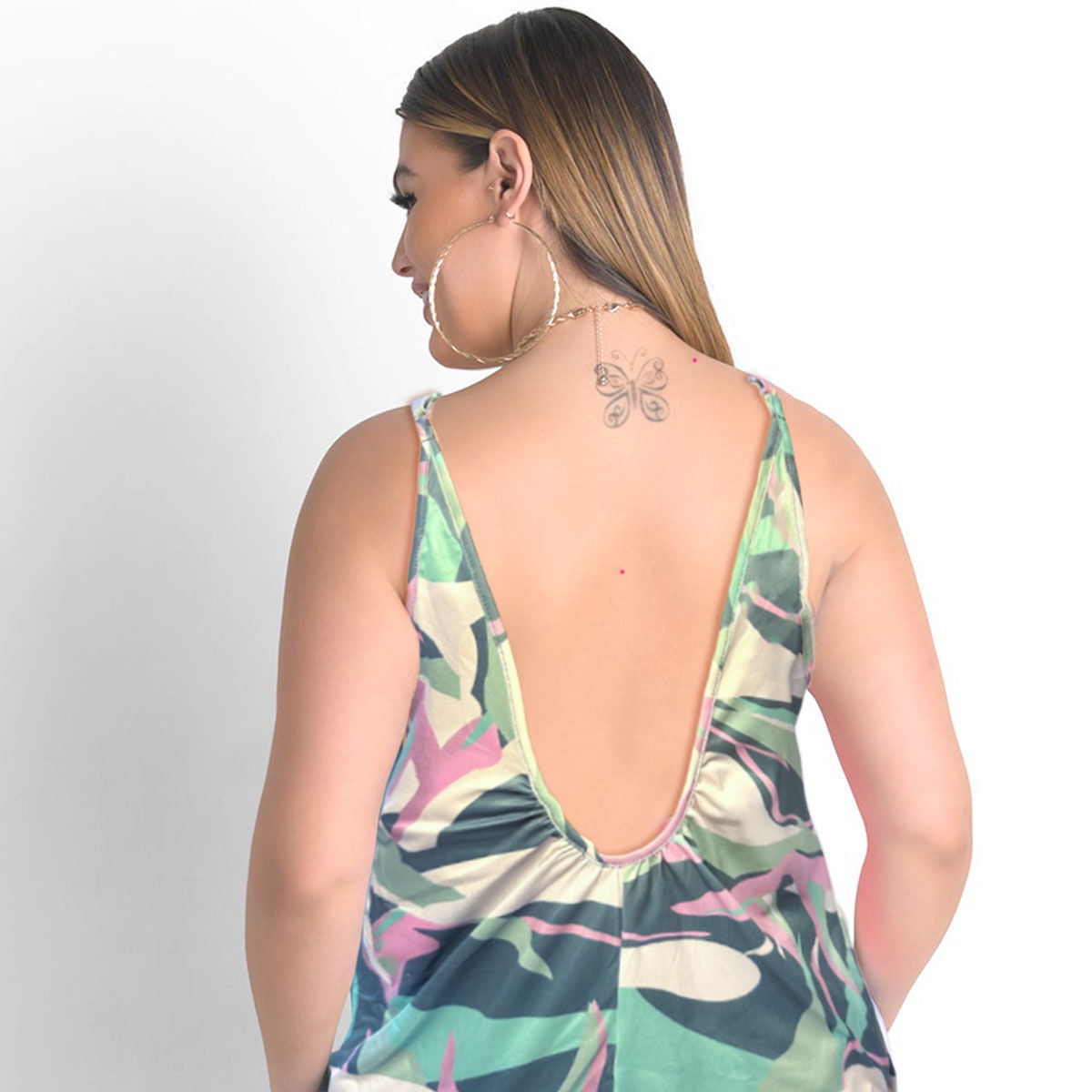 2XL Green Cami Romper|2XL - Premium Wholesale Boutique Clothing from Pinktown - Just $41! Shop now at chiquestyles