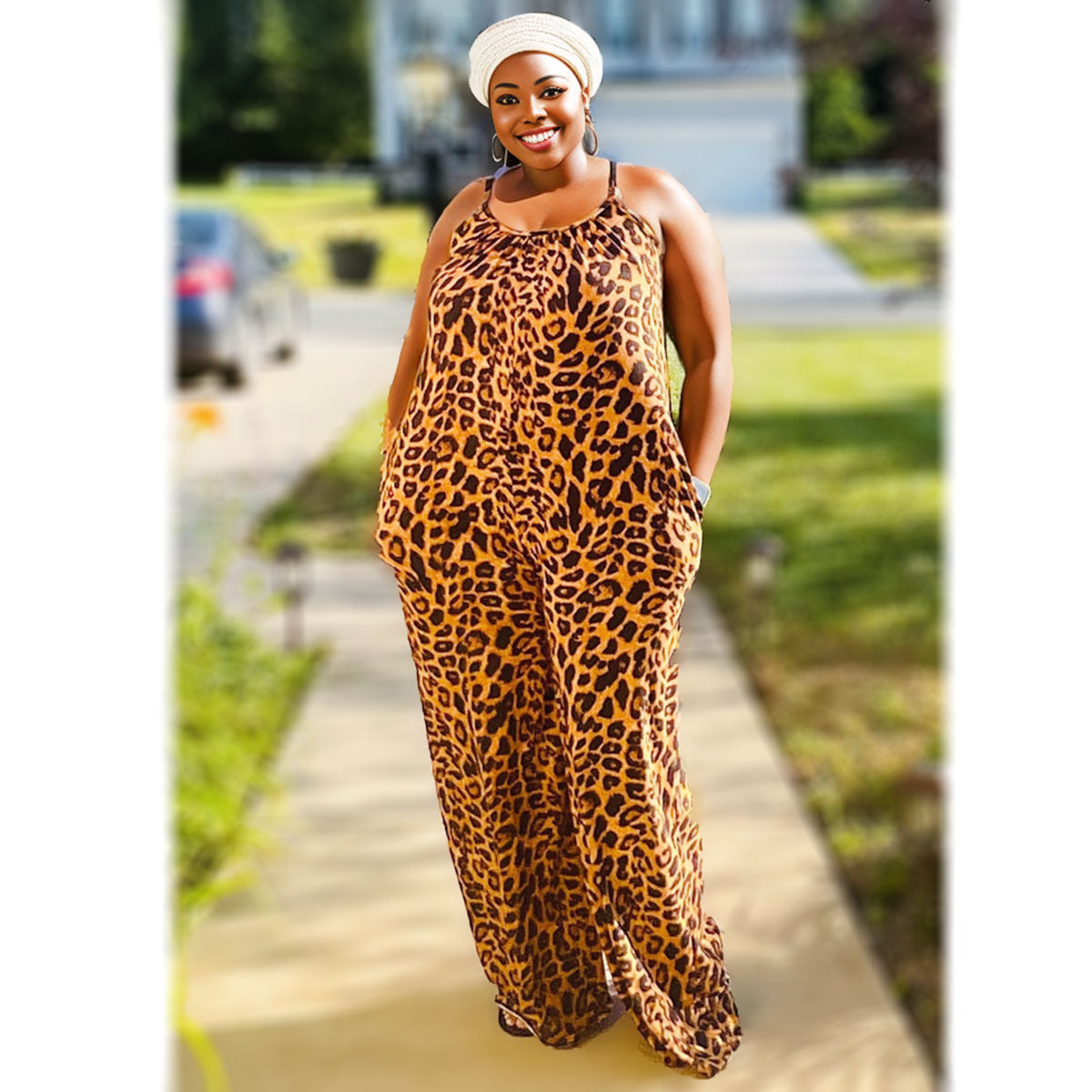 3XL Brown Leopard Jumper|3XL - Premium Wholesale Boutique Clothing from Pinktown - Just $42! Shop now at chiquestyles