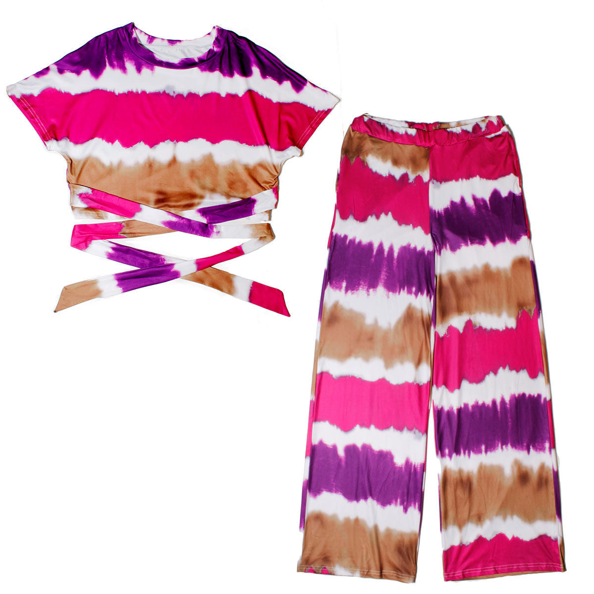 1XL Purple Tie Dye Outfit Set|1XL - Premium Wholesale Boutique Clothing from Pinktown - Just $43! Shop now at chiquestyles