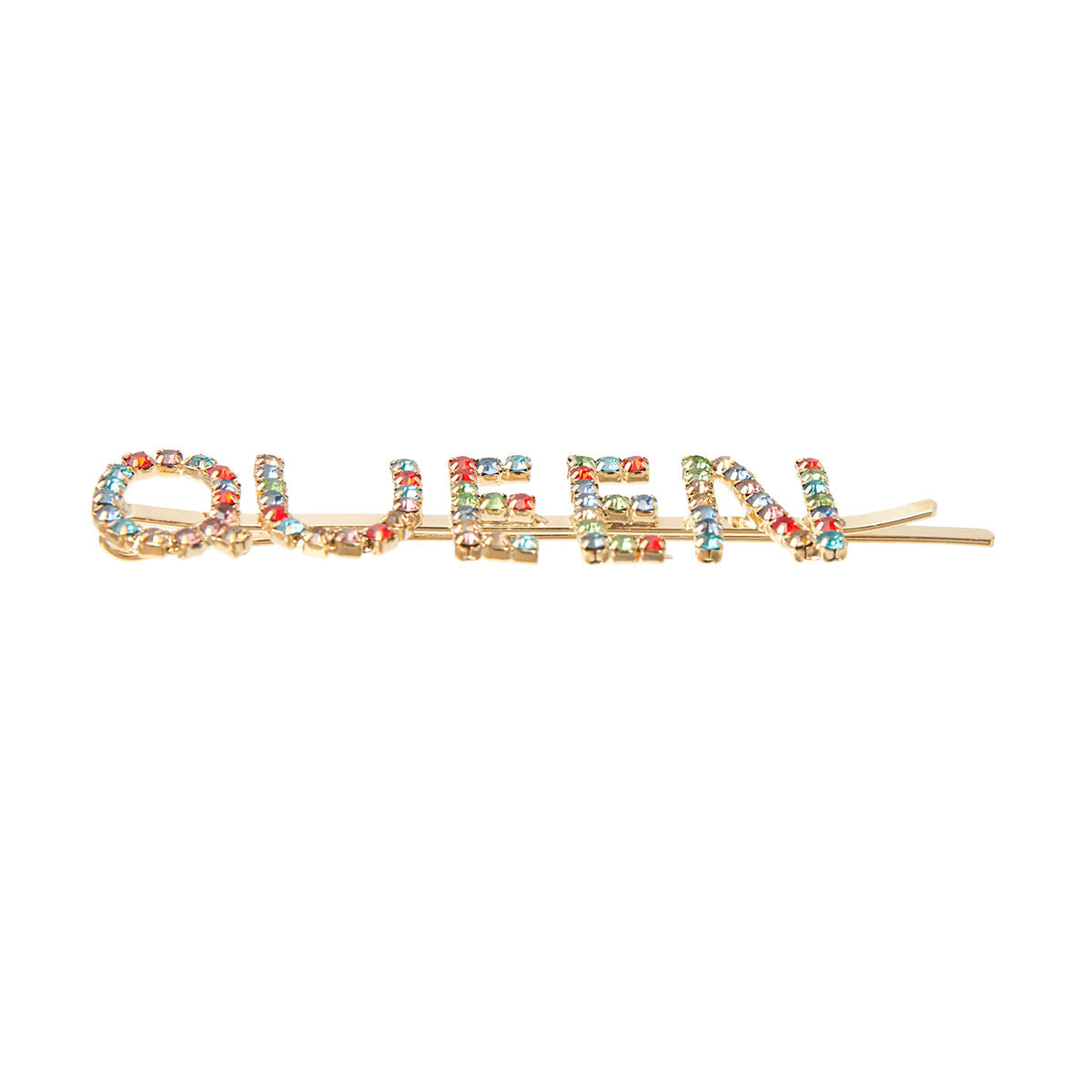 Multi Color QUEEN Bobby Pin|3.35 inches - Premium Wholesale Fashion Accessories from Pinktown - Just $6! Shop now at chiquestyles