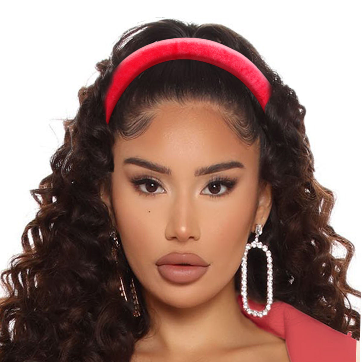 Fuchsia Velvet Headband|Adjustable - Premium Wholesale Fashion Accessories from Pinktown - Just $6! Shop now at chiquestyles