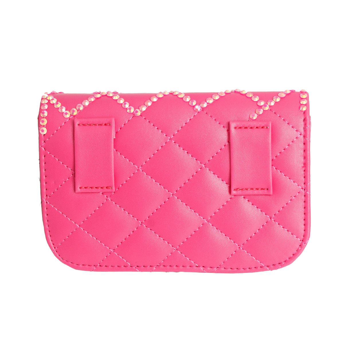 Fuchsia Quilted Belt Bag|6.75 x 4.5 x 1.85 inches - Premium Wholesale Fashion Accessories from Pinktown - Just $30! Shop now at chiquestyles