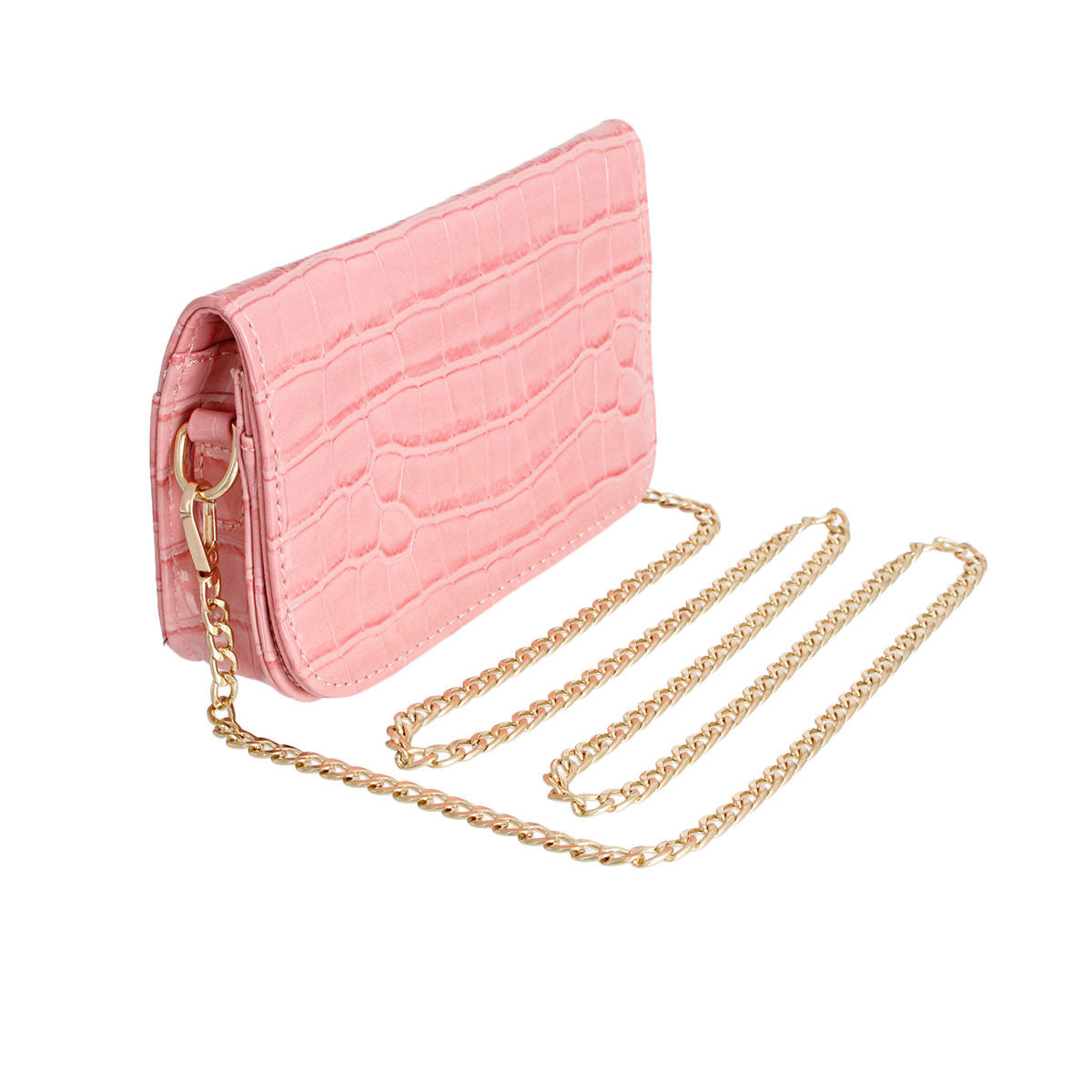 Pink Croc Belt Bag|7.25 x 5 x 1.75 inches - Premium Wholesale Fashion Accessories from Pinktown - Just $33! Shop now at chiquestyles