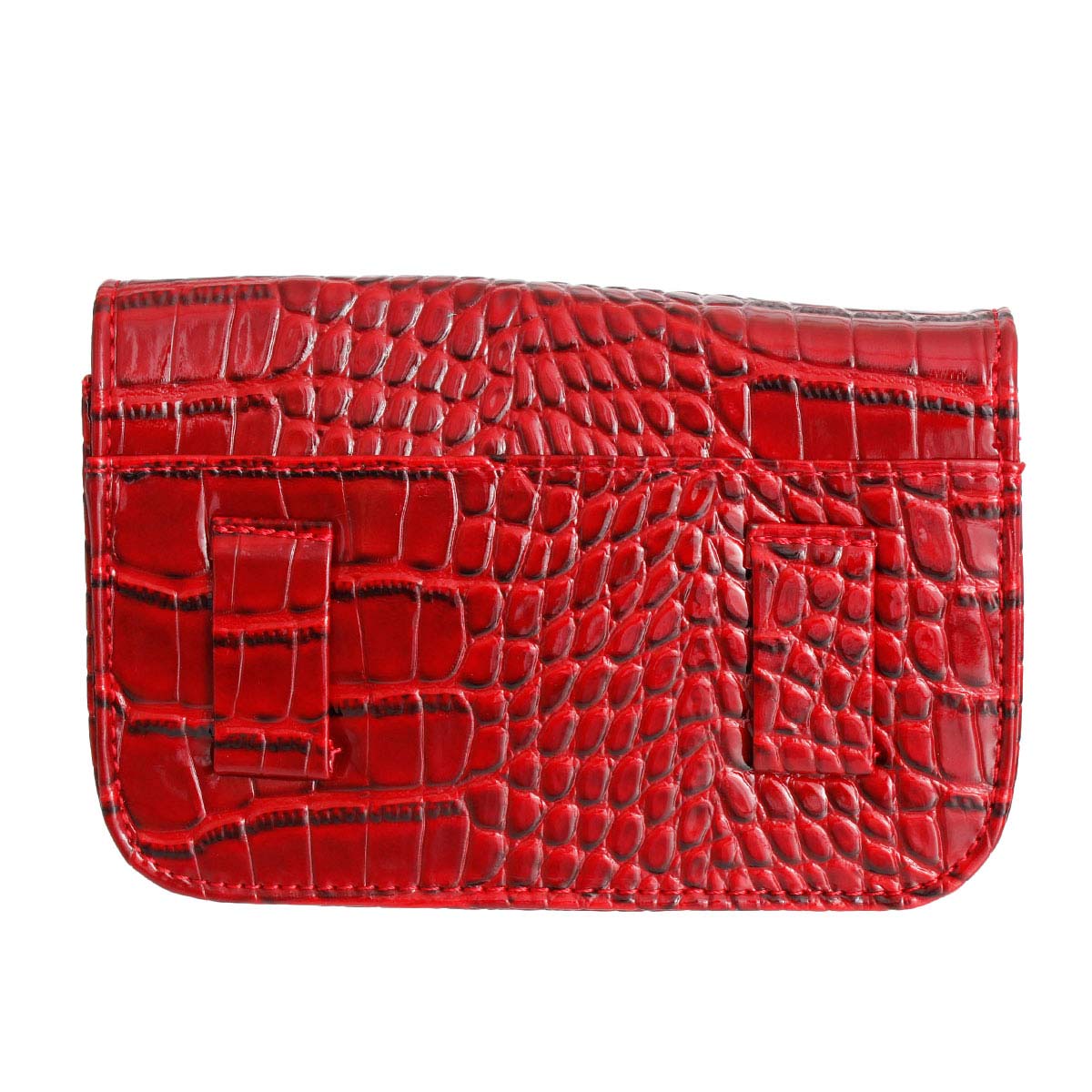 Red Croc Belt Bag|7.25 x 5 x 1.75 inches - Premium Wholesale Fashion Accessories from Pinktown - Just $34! Shop now at chiquestyles