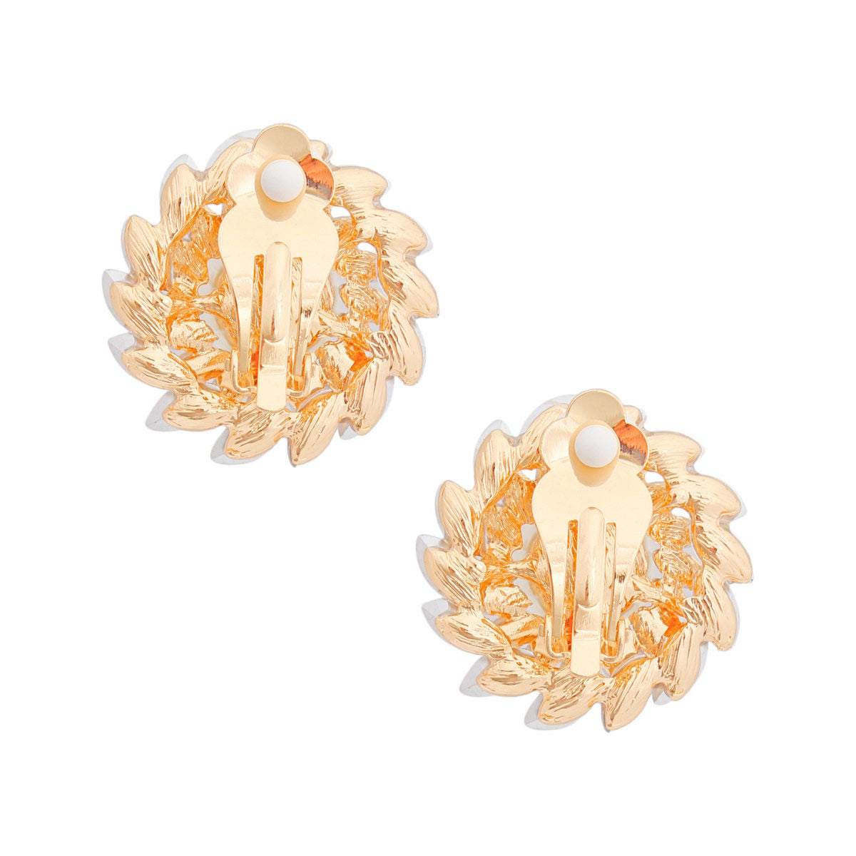 Clip On Small Gold Vintage Pearl Earring for Women - Premium Wholesale Jewelry from Pinktown - Just $10! Shop now at chiquestyles