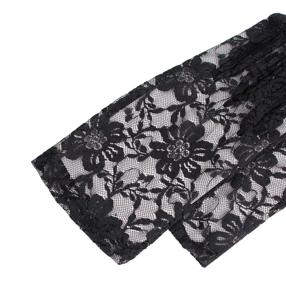 Black Short Lace Gloves|8.5 inches - Premium Wholesale Fashion Accessories from Pinktown - Just $8! Shop now at chiquestyles