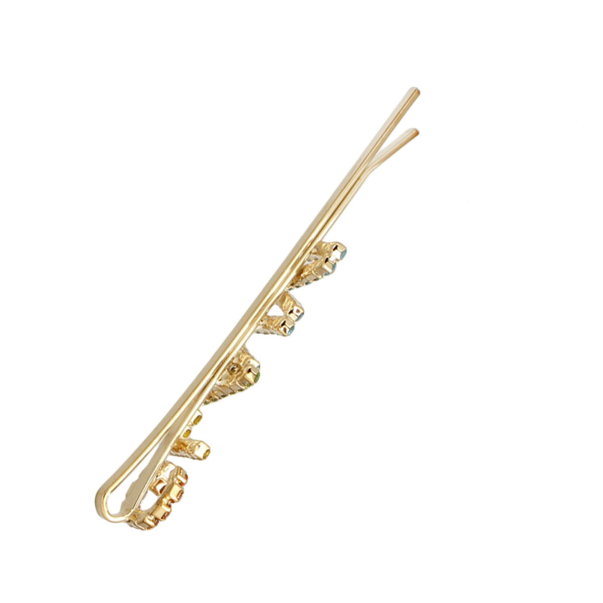 Gold Multi GLAM Bobby Pin|2.5 inches - Premium Wholesale Fashion Accessories from Pinktown - Just $5! Shop now at chiquestyles