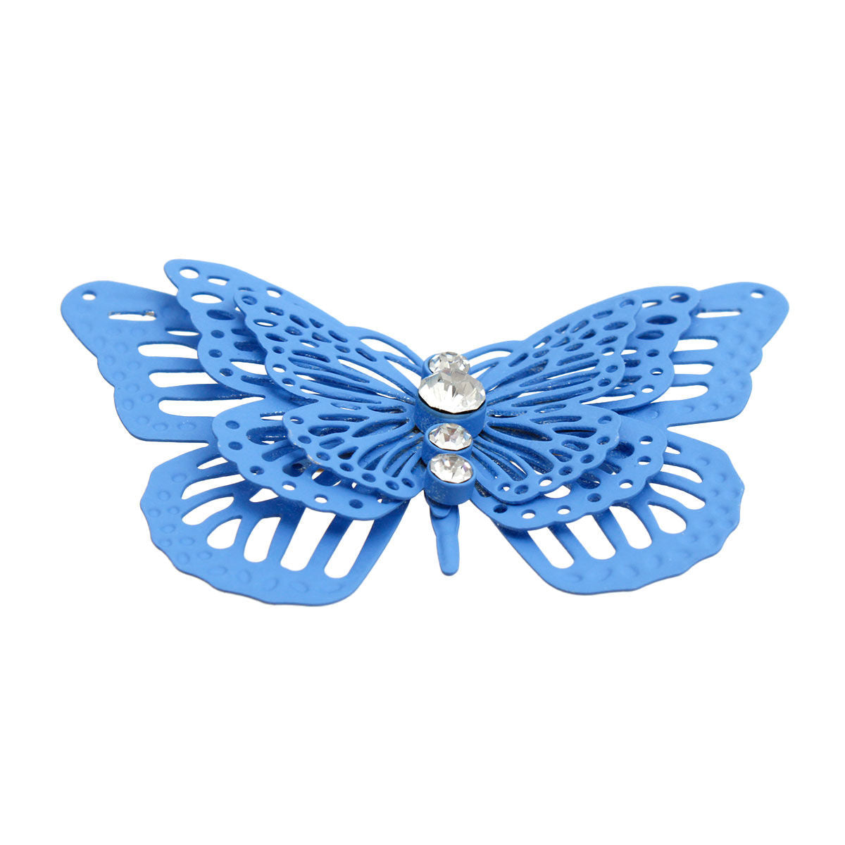 Blue 3D Butterfly Brooch|2.25 x 2 inches - Premium Wholesale Jewelry from Pinktown - Just $6! Shop now at chiquestyles