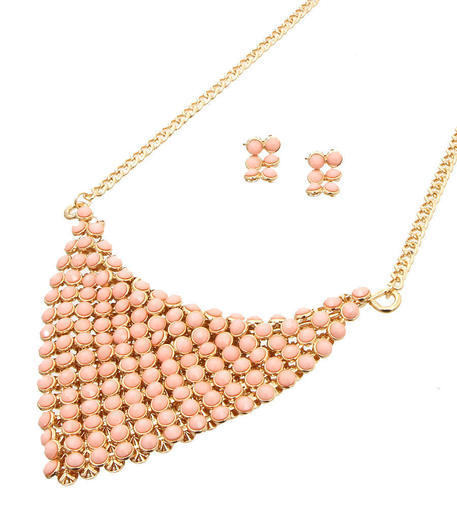 Beads Necklace Set|18 inches - Premium Wholesale Jewelry from Pinktown - Just $14! Shop now at chiquestyles