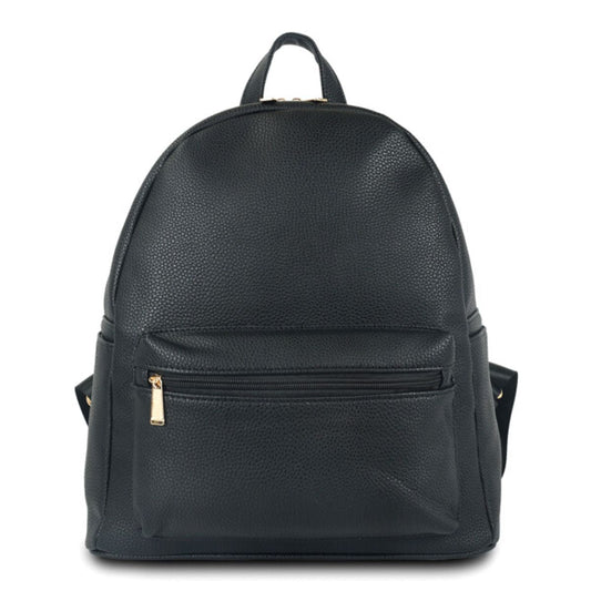 Black School Daypack Backpack|14 x 13 x 6 inches - Premium Wholesale Fashion Accessories from Pinktown - Just $36! Shop now at chiquestyles