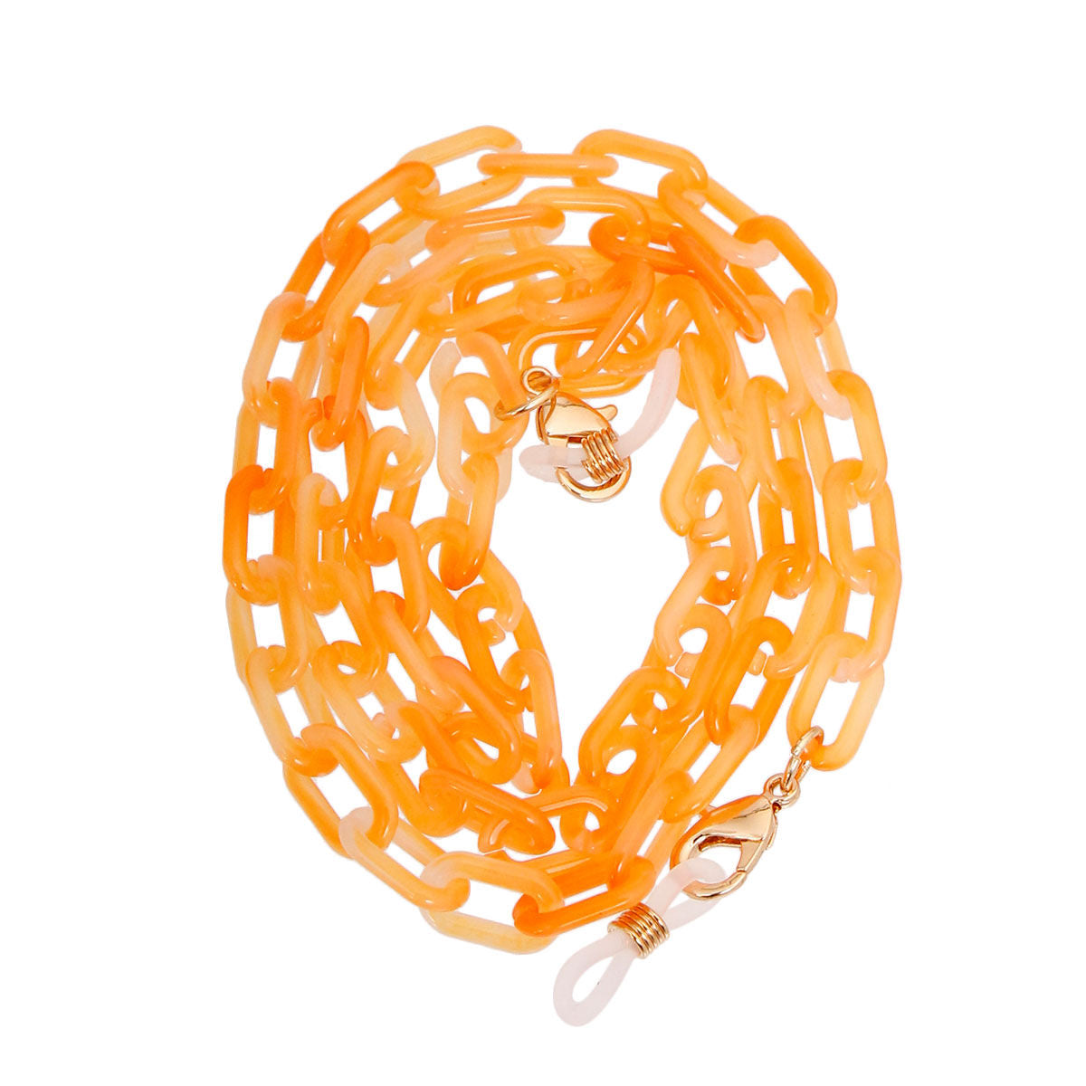 Orange Link Sunglasses Chain|27 inches - Premium Wholesale Fashion Accessories from Pinktown - Just $15! Shop now at chiquestyles