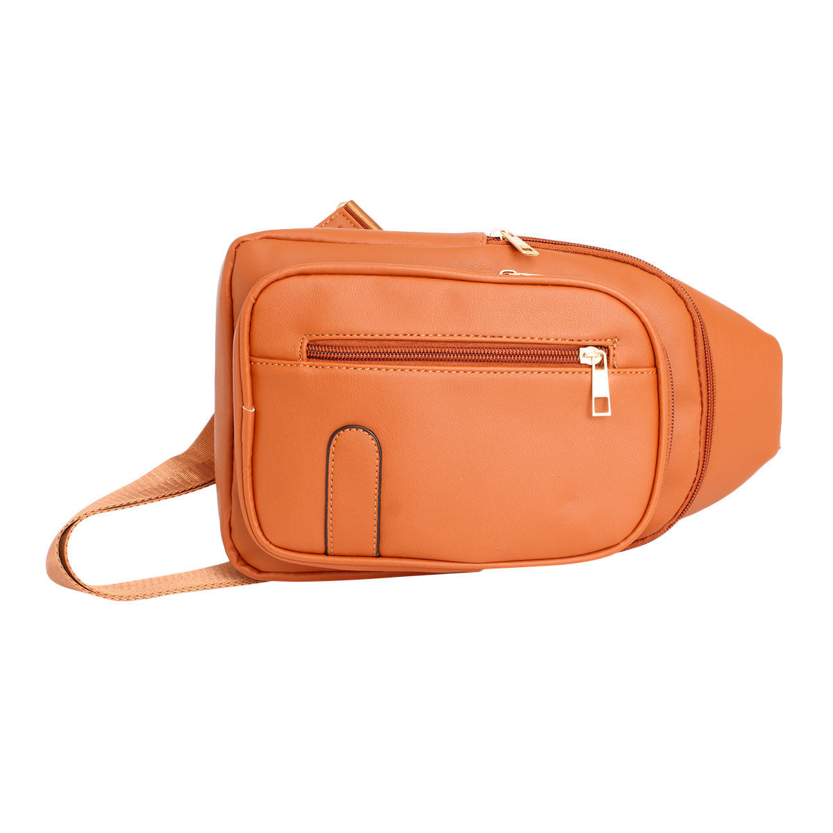 Camel Brown Sling Bag|12 x 7.5 x 3 inches - Premium Wholesale Fashion Accessories from Pinktown - Just $29! Shop now at chiquestyles