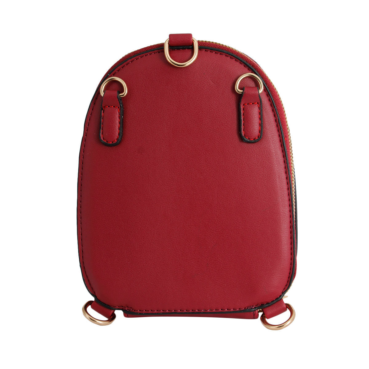 Wine Red Flower Mini Backpack|7 x 5.7 x 2 inches - Premium Wholesale Fashion Accessories from Pinktown - Just $29! Shop now at chiquestyles