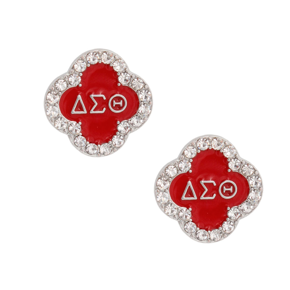 Red  Studs| for Delta Sorors|1 x 1 inches - Premium Wholesale Jewelry from Pinktown - Just $9! Shop now at chiquestyles