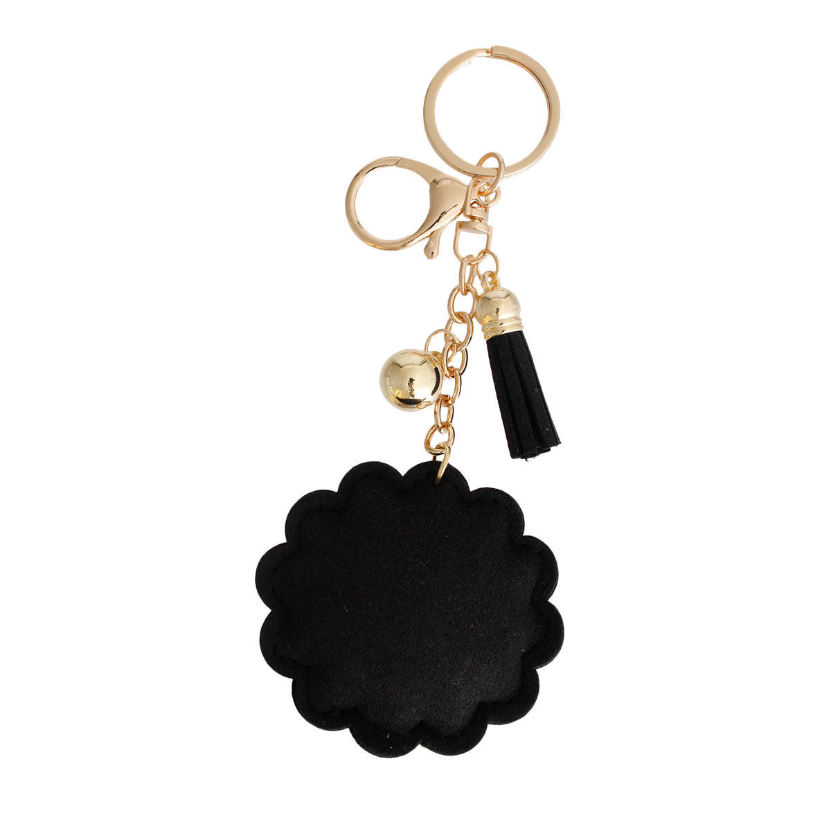 Smiley Face Flower Keychain|6.25 x 2.65 inches - Premium Wholesale Fashion Accessories from Pinktown - Just $8! Shop now at chiquestyles