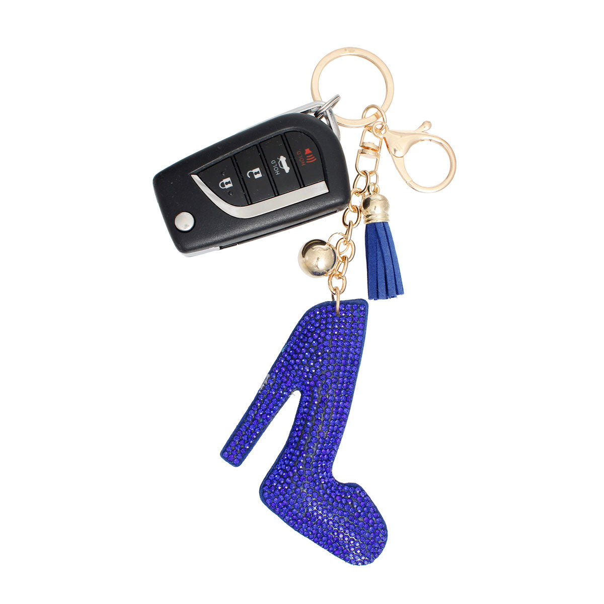 Blue Heel Keychain Clip|7 x 2.65 inches - Premium Wholesale Fashion Accessories from Pinktown - Just $9! Shop now at chiquestyles