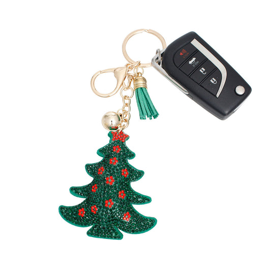 Xmas Tree Keychain Clip|6.75 x 2.6 inches - Premium Wholesale Fashion Accessories from Pinktown - Just $8! Shop now at chiquestyles