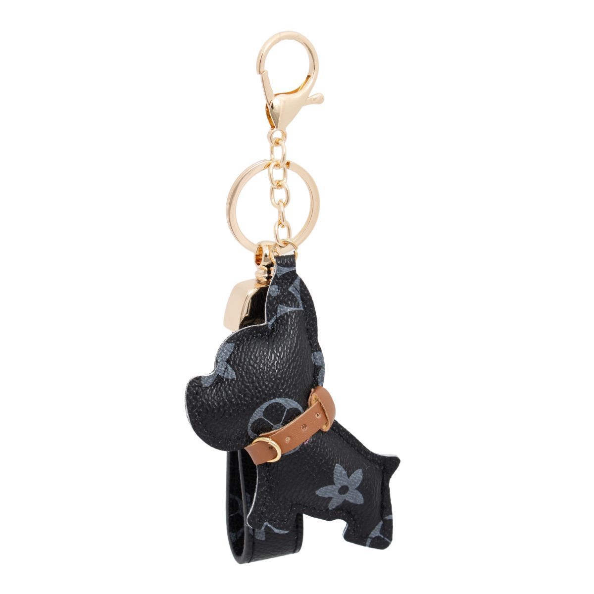 Black Dog Keychain Clip|6.75 x 3 inches - Premium Wholesale Fashion Accessories from Pinktown - Just $11! Shop now at chiquestyles